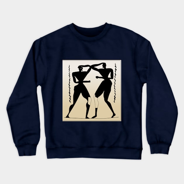 Bronze age boxers Crewneck Sweatshirt by Mosaicblues